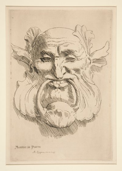 Ajtógomb (ajtókopogtató) alkotó: Alphonse Legros