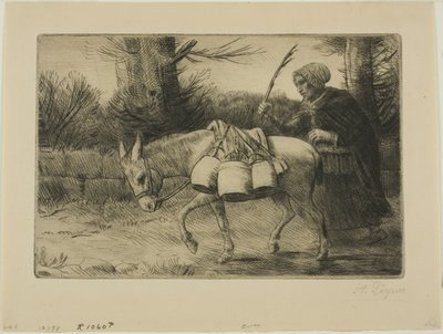 Fejőlány alkotó: Alphonse Legros