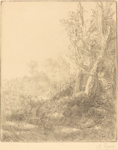 Old Village Old Town. alkotó: Alphonse Legros
