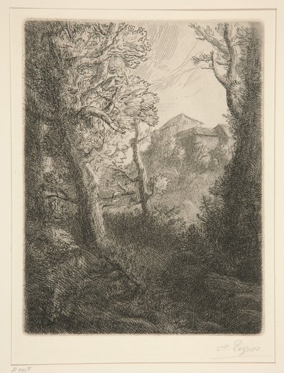 Tájkép alkotó: Alphonse Legros