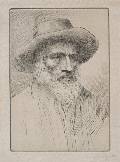 Vogézek parasztja. alkotó: Alphonse Legros
