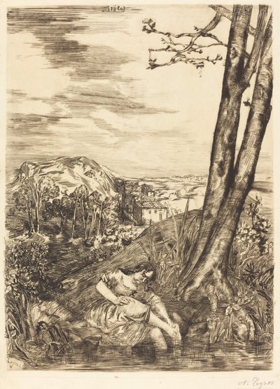 Paraszt Mossa Lábát alkotó: Alphonse Legros