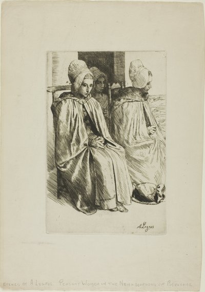 Parasztasszonyok Boulogne mellől alkotó: Alphonse Legros