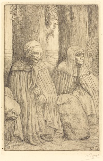 Parasztparasztok. alkotó: Alphonse Legros
