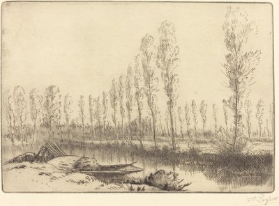 Nyárfák Amiens közelében alkotó: Alphonse Legros