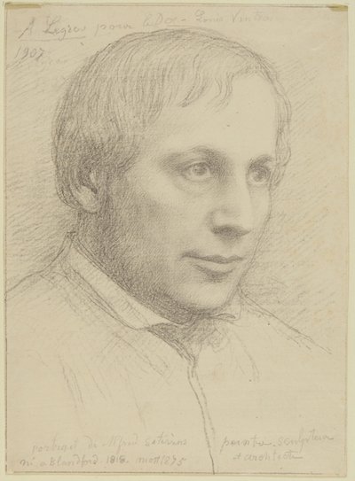 Alfred Stevens fejportréja alkotó: Alphonse Legros