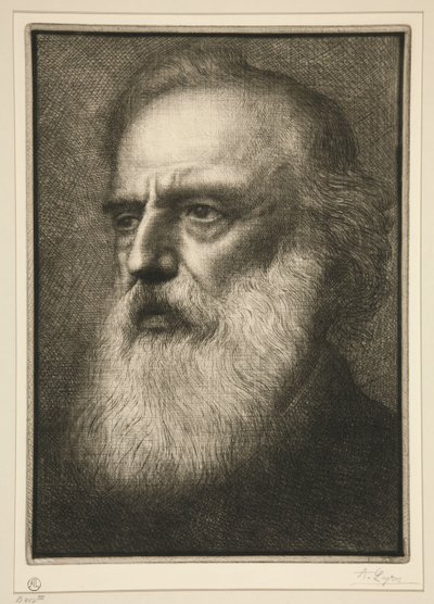 A művész portréja alkotó: Alphonse Legros