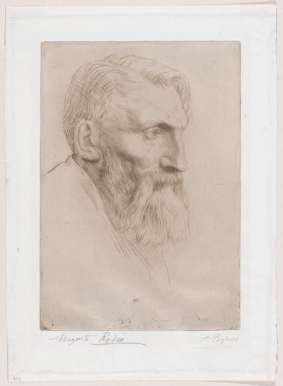 Auguste Rodin portréja alkotó: Alphonse Legros