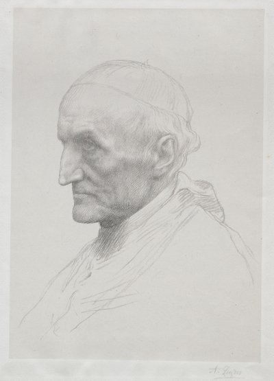 Manning bíboros portréja (2. tábla) alkotó: Alphonse Legros