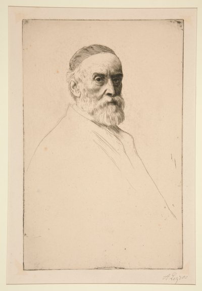 Portré G.F. Watts, R.A. alkotó: Alphonse Legros