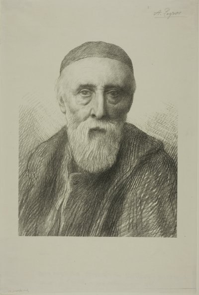 G. F. Watts, R. A. portréja, második lemez alkotó: Alphonse Legros