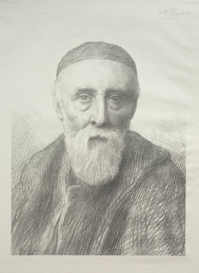 George Frederic Watts portréja, 2. tábla. alkotó: Alphonse Legros