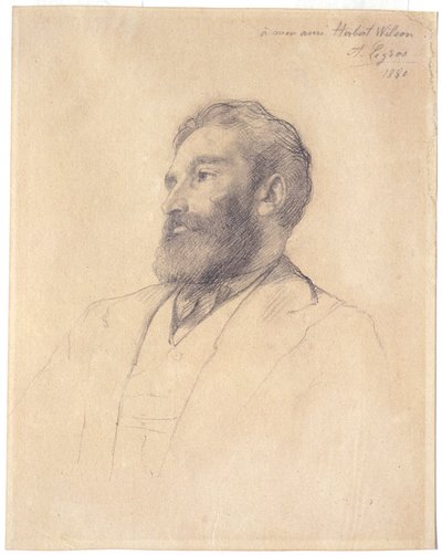 Herbert Wilson portréja alkotó: Alphonse Legros