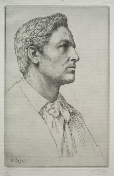 Sir Charles Holroyd portréja. alkotó: Alphonse Legros