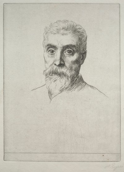 Sir Hiram S. Maxim portréja. alkotó: Alphonse Legros