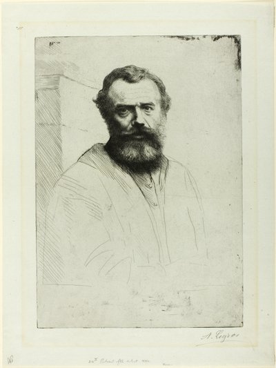 A művész portréja alkotó: Alphonse Legros