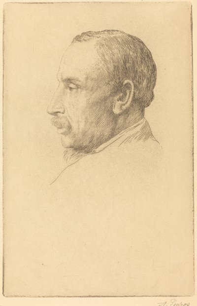 W. Cawthorne Unwin professzor alkotó: Alphonse Legros