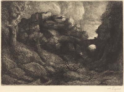 Emlék Olaszországról alkotó: Alphonse Legros