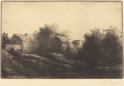 Emlékezés a falumra (Souvenir de mon village) alkotó: Alphonse Legros