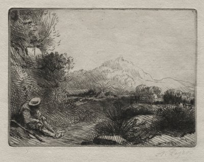 Az utazó többi része alkotó: Alphonse Legros