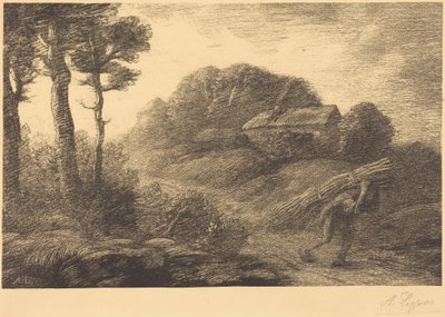 A rőzsegyűjtő hazatérése, 2. tábla alkotó: Alphonse Legros