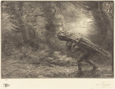 Visszatérés a kunyhóhoz alkotó: Alphonse Legros