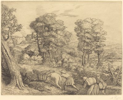 Vissza a farmra (Le retour a la ferme) alkotó: Alphonse Legros