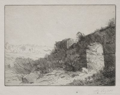 Római romok alkotó: Alphonse Legros