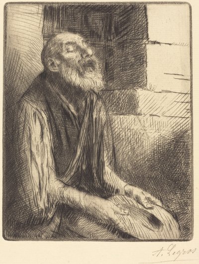 Ülő koldus (Mendiant assis) alkotó: Alphonse Legros