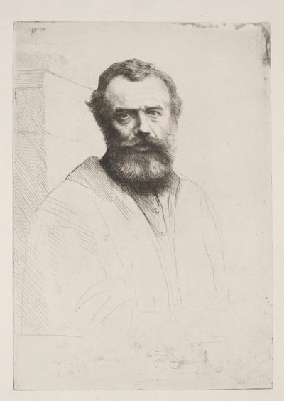 Önarckép (harmadik tábla) alkotó: Alphonse Legros