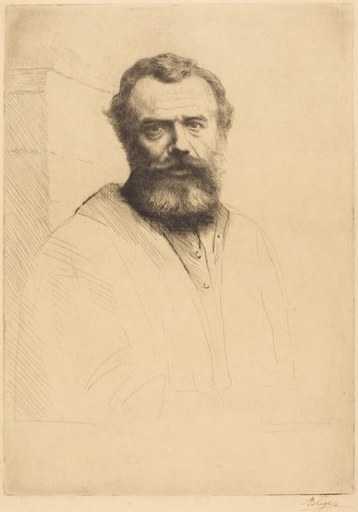 Önarckép, 3. lemez alkotó: Alphonse Legros