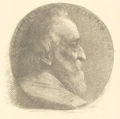 Önarckép, Medál, 1. sz., 9. tábla, 1905. alkotó: Alphonse Legros