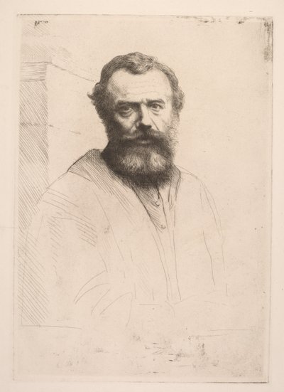 Önarckép harmadik lemez. alkotó: Alphonse Legros