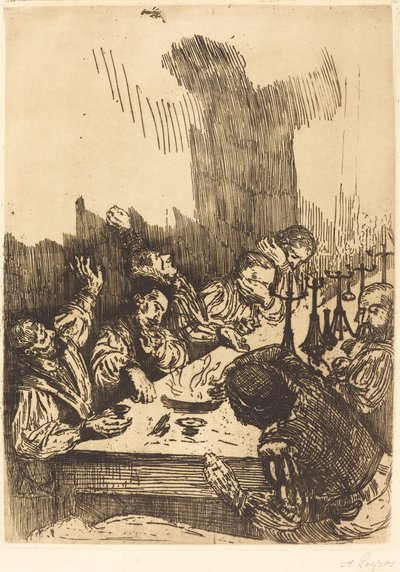 Shadow Ombre. alkotó: Alphonse Legros