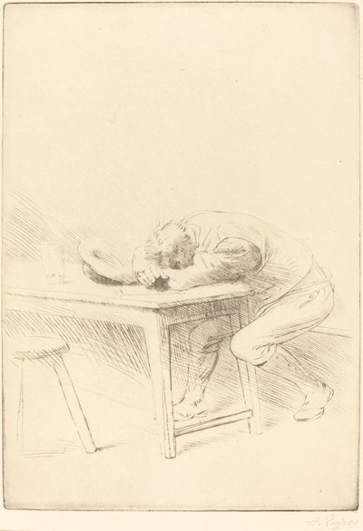 Egy munkás sziesztája Egy munkás sziesztája. alkotó: Alphonse Legros