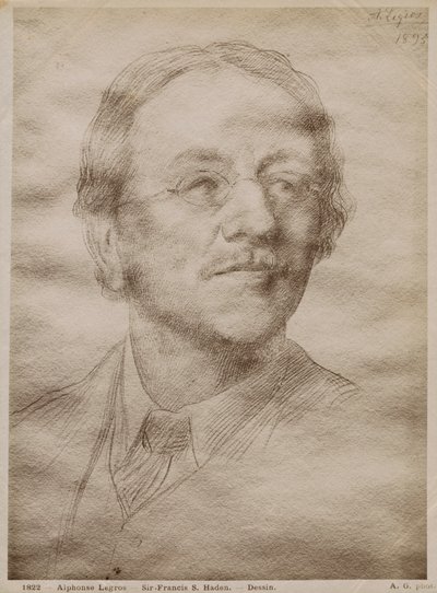 Sir Francis Seymour Haden Junior, 1895 (aranypont papíron) (lásd még: 414598) alkotó: Alphonse Legros