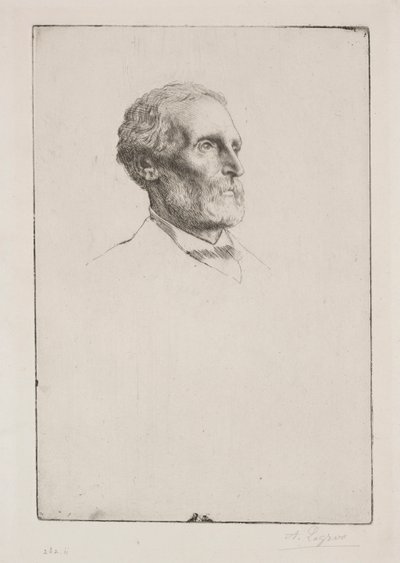 Sir Frederick W. Burton. alkotó: Alphonse Legros