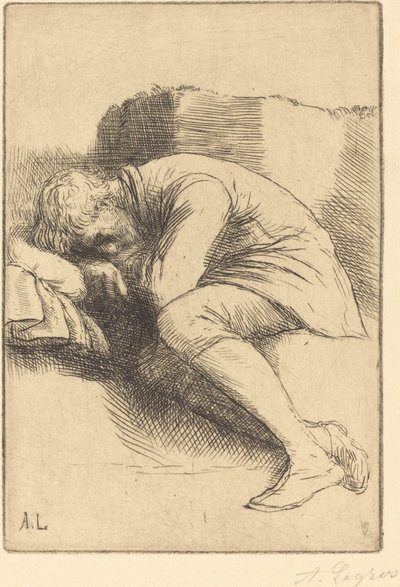 Alvó alkotó: Alphonse Legros