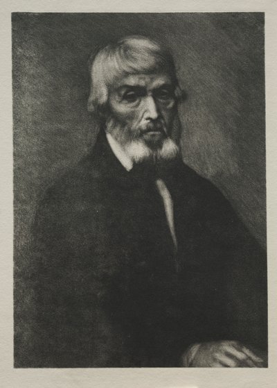 Thomas Carlyle kis portréja alkotó: Alphonse Legros