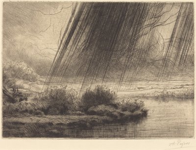 Storm (Vihar) alkotó: Alphonse Legros