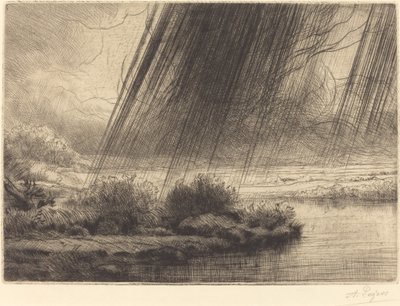 Vihar Vihar. alkotó: Alphonse Legros