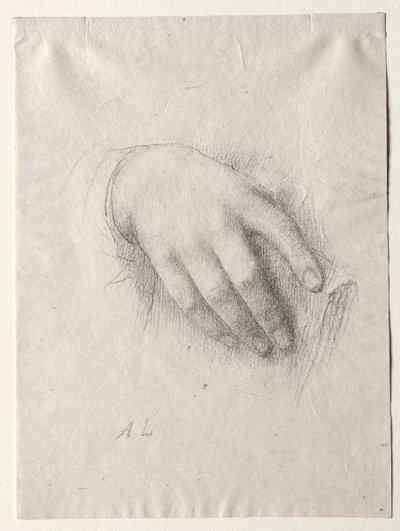 A kezek tanulmányozása alkotó: Alphonse Legros