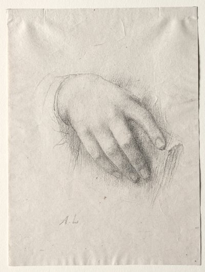 A kezek tanulmányozása. alkotó: Alphonse Legros