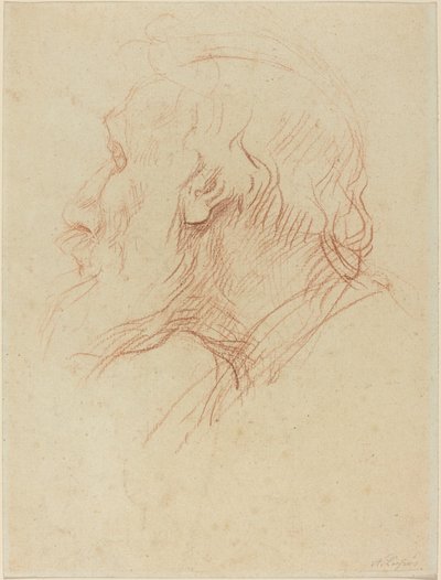 Tanulmány egy koldusról. alkotó: Alphonse Legros