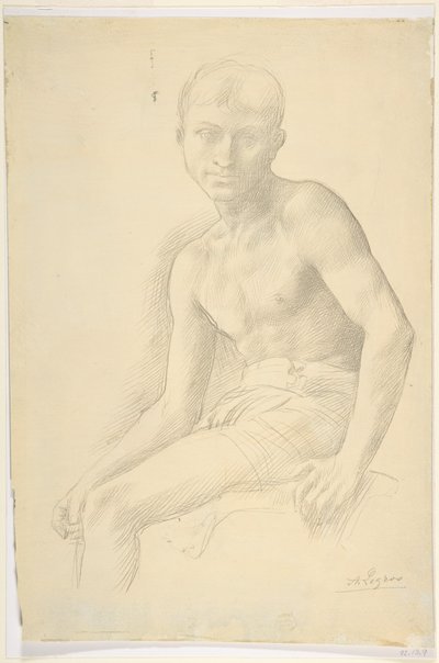 Alaktanulmány alkotó: Alphonse Legros