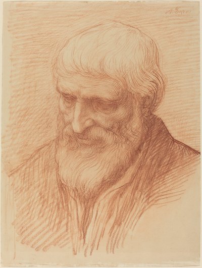 Tanulmány egy filozófusról. alkotó: Alphonse Legros