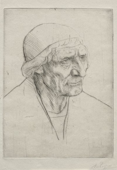 Áldás fej alkotó: Alphonse Legros