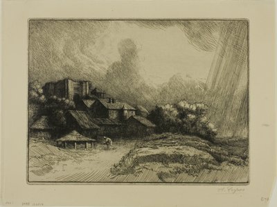 Az Abbey Farm alkotó: Alphonse Legros