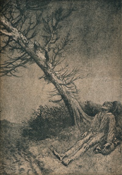 A haldokló csavargó, 1875 alkotó: Alphonse Legros