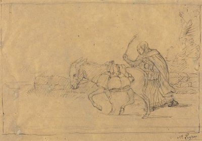 A boulogne-i tejeslány. alkotó: Alphonse Legros
